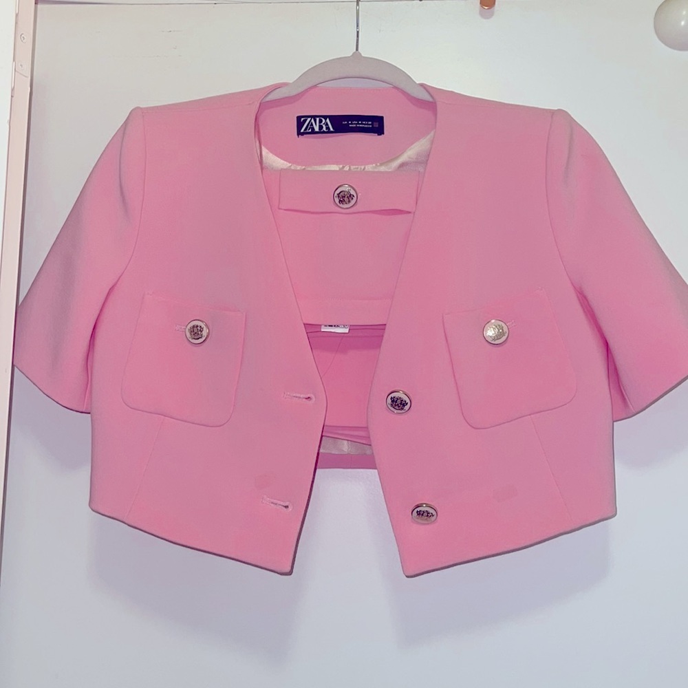 Zara blazer and skort